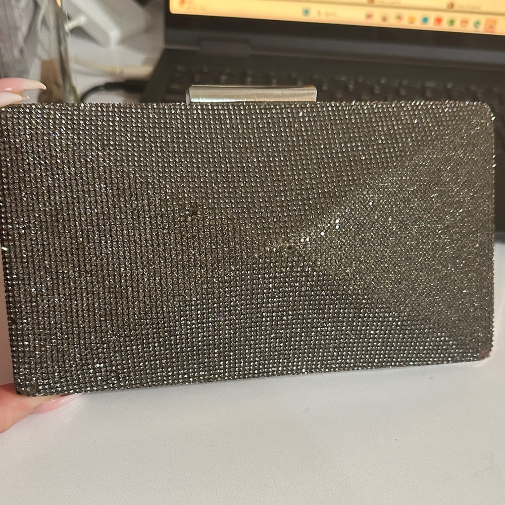 Sparkling Silver Clutch - Picture 2 of 10